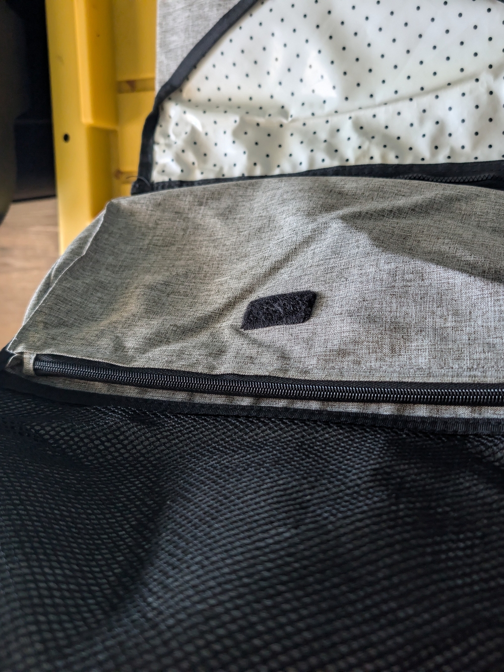 Gray Portable Diaper Changing Mat - Picture 4 of 5